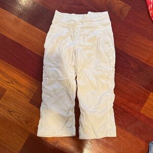 Lululemon Athletica Cream Track Pants